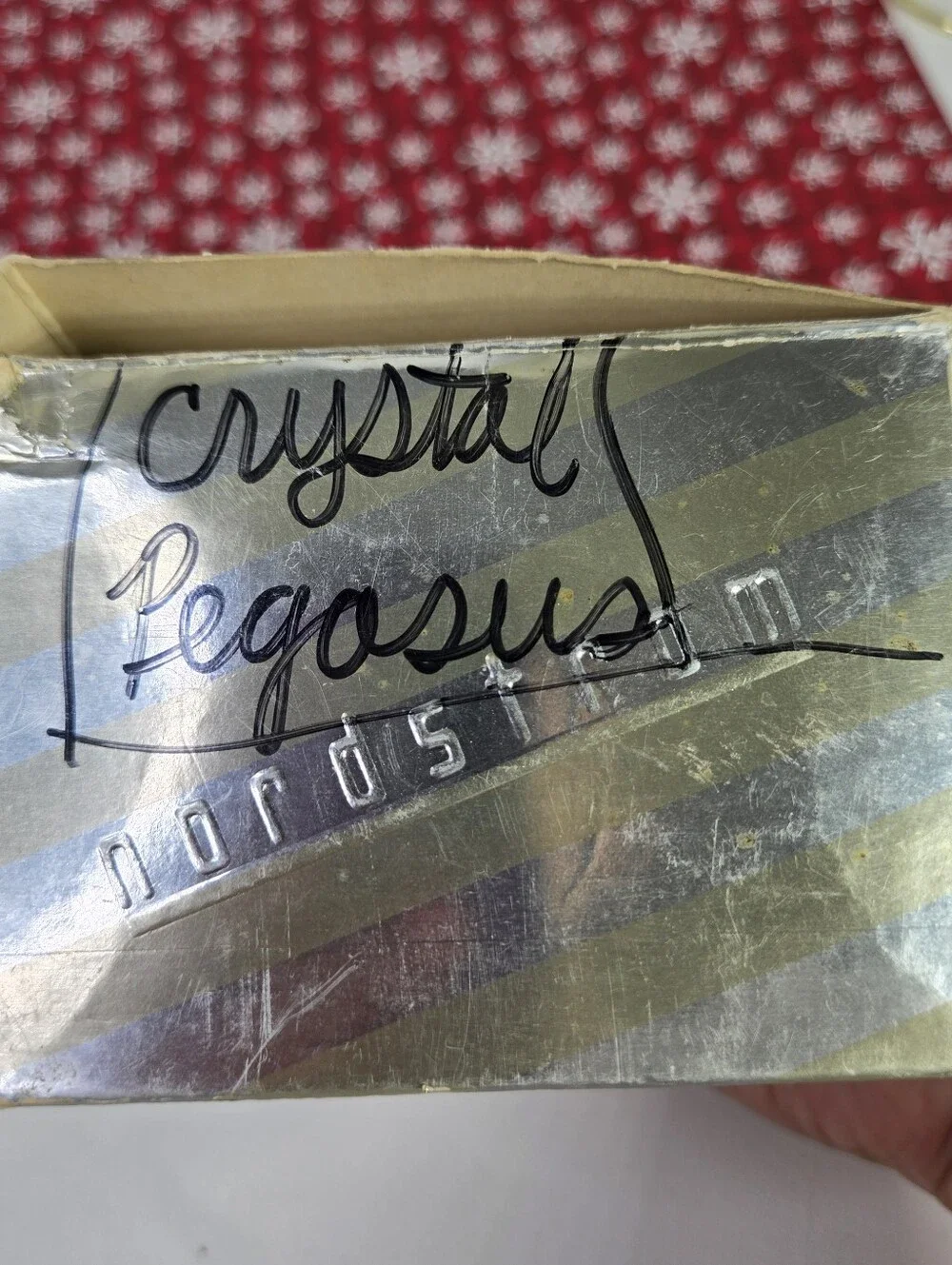 Vintage Nordstrom Crystal Pegasus Ornament Rare Collectible Christmas Holiday